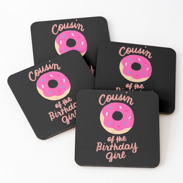 Artikelvorschau, Cute Cousin Of The Birthday Girl Sweet Matching Family Donut Gift entworfen und verkauft von mchargue12.