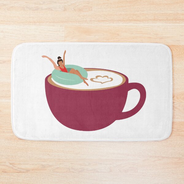Item preview, Girl on sup in a cup of coffee designed and sold by Adluska.