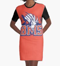 Vestido camiseta Estado azul de montaña
