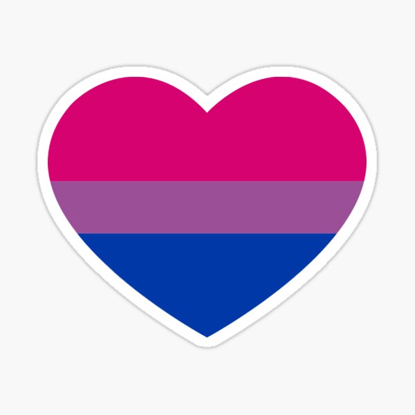Pride Love Bisexual Sticker By Frallo Redbubble