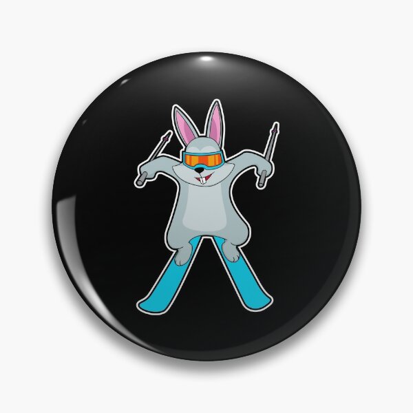 Item preview, Bunny as Skier with Ski designed and sold by Snabdesign84.