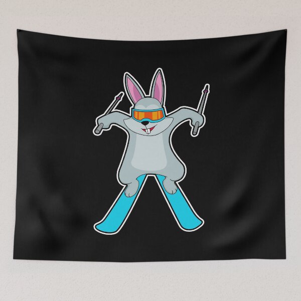 Item preview, Bunny as Skier with Ski designed and sold by Snabdesign84.