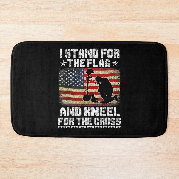 Item preview, I Stand For The Flag And Kneel For The Cross Us Flag Gift  designed and sold by mchargue12.