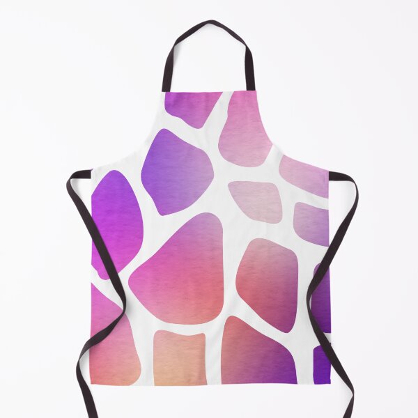 Item preview, Colorful Giraffe Print Purple Gradient Pattern designed and sold by FranzNCandy.