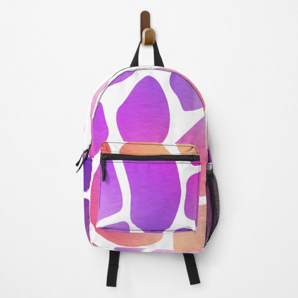 Item preview, Colorful Giraffe Print Purple Gradient Pattern designed and sold by FranzNCandy.