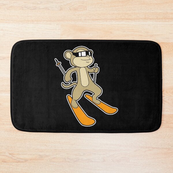 Item preview, Monkey as Skier with Ski designed and sold by Snabdesign84.