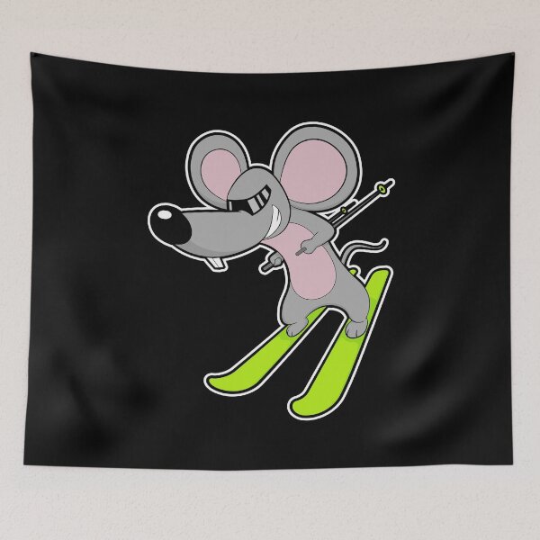 Item preview, Mouse as Skier with Ski designed and sold by Snabdesign84.