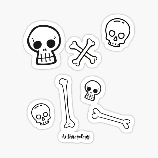 Item preview, ANTHROPOLOGY- skulls&bones designed and sold by YouLightMeUp.