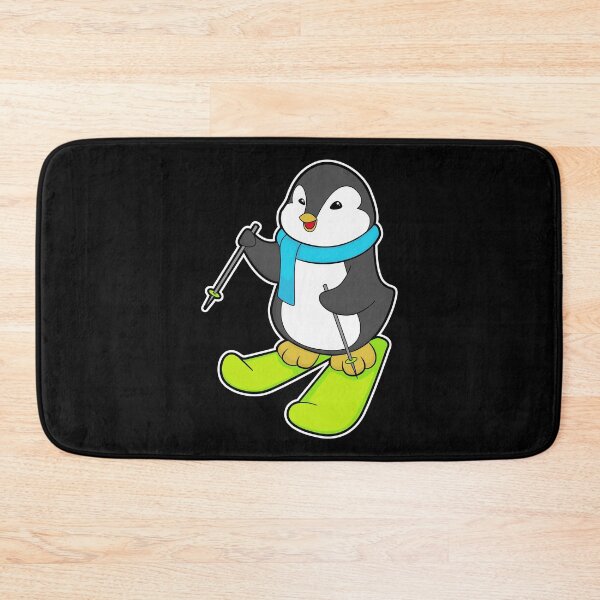 Item preview, Penguin as Skier with Ski designed and sold by Snabdesign84.