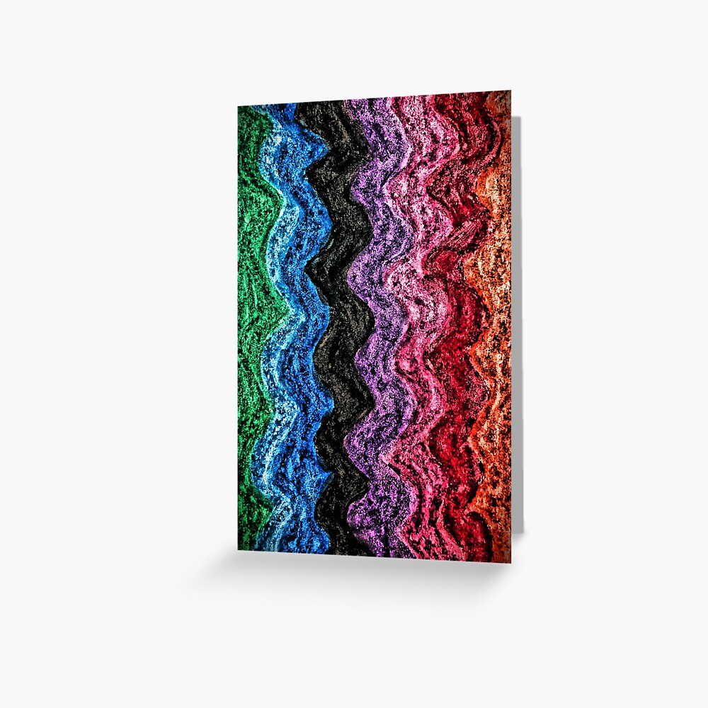 Waverly - Colorful Abstract Art Greeting Card