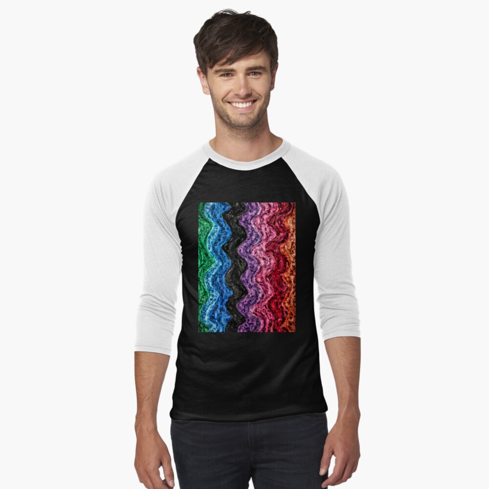 Item preview, Baseball ¾ Sleeve T-Shirt designed and sold by OneDayArt.