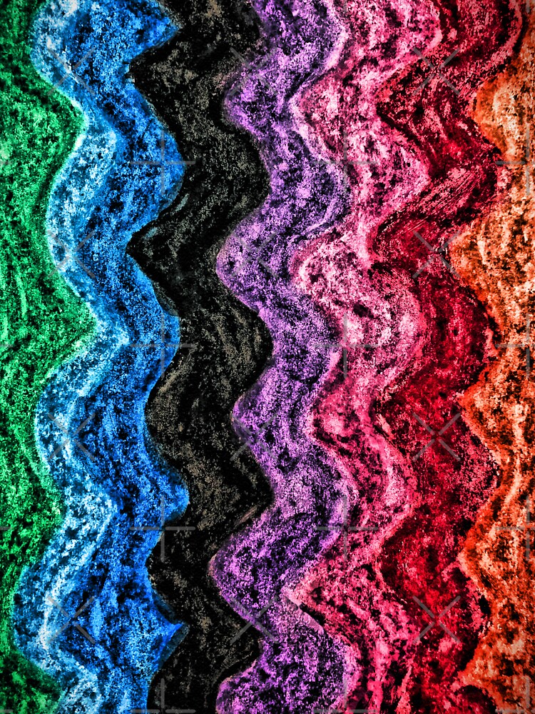 Waverly - Colorful Abstract Art by OneDayArt