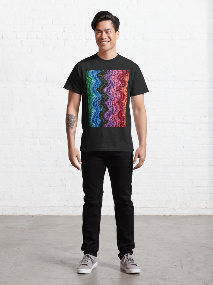 Alternate view of Waverly - Colorful Abstract Art Classic T-Shirt
