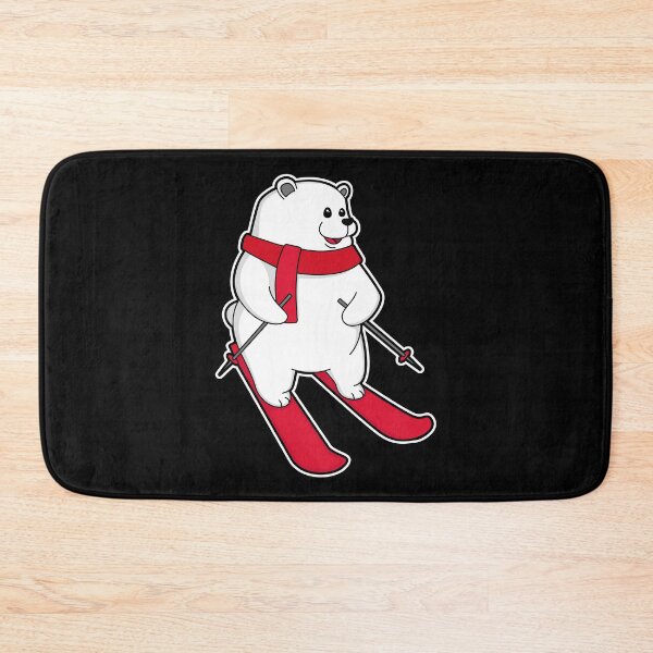 Item preview, Polar bear as Skier with Ski designed and sold by Snabdesign84.