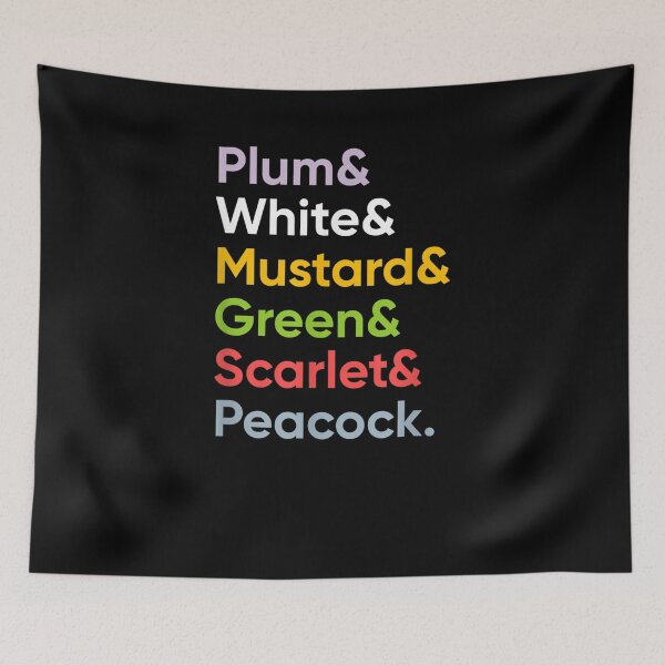 Artikelvorschau, Plum White Mustard Green Scarlet Peacock Gift entworfen und verkauft von mchargue12.