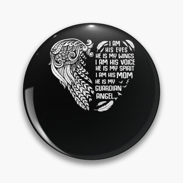 Artikelvorschau, My Son Is My Guardian Angel I Am His Mom Grief Gift  entworfen und verkauft von mchargue12.
