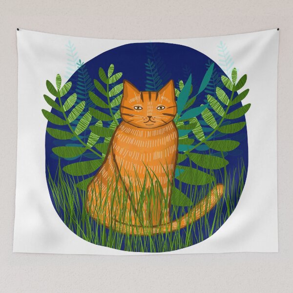 Item preview, Jungle Ginger Cat designed and sold by KilkennyCat Art.