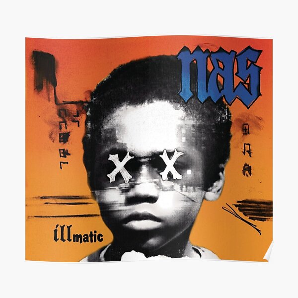 Art Poster 24x36 27x40 Nas Time is Illmatic Hip Hop T-185
