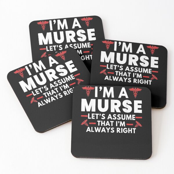 Item preview, Mens I'm A Murse Let's Assume I'm Always Right Nursing Gift  designed and sold by mchargue12.