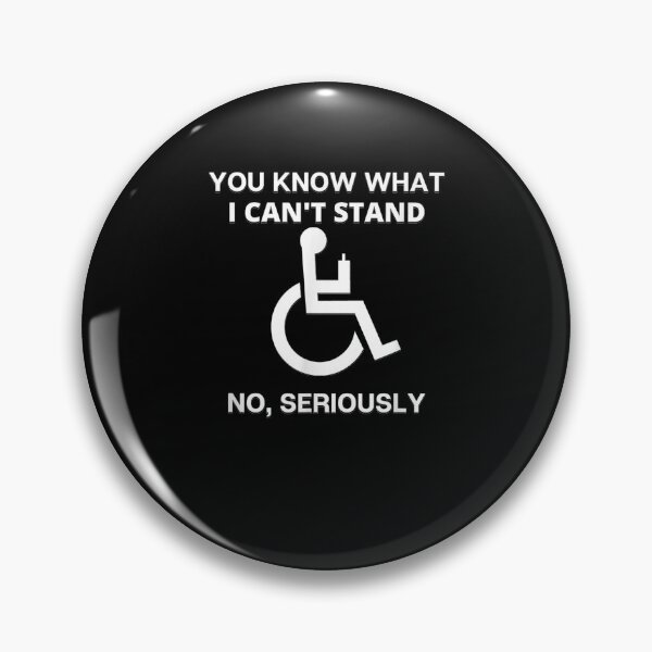 Item preview, Funny Handicap Disability Humor Wheelchair I Can't Stand Gift  designed and sold by mchargue12.