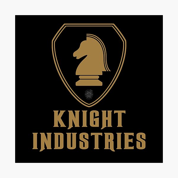 "Knight Industries Logo" Photographic Print by vollachr Redbubble