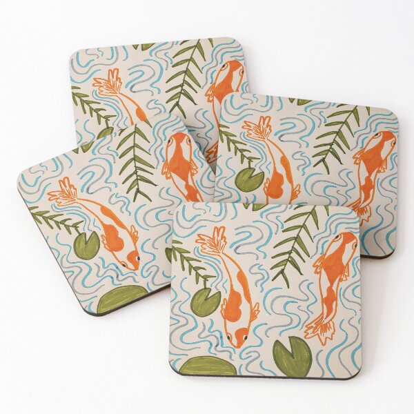 Item preview, Koi & Lilypads designed and sold by cheyennemolina.