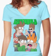 Eddsworld The End Women's Fitted V-Neck T-Shirt
