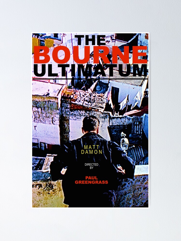 The Bourne Ultimatum 2 Poster By Sis Redbubble