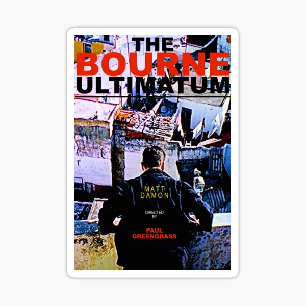 THE BOURNE ULTIMATUM 2 Sticker