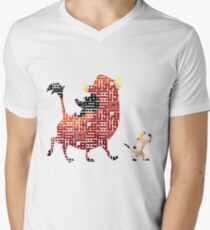 Hakuna Matata T-Shirt mit V-Ausschnitt für Männer