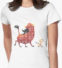 Hakuna Matata Tailliertes T-Shirt für Frauen