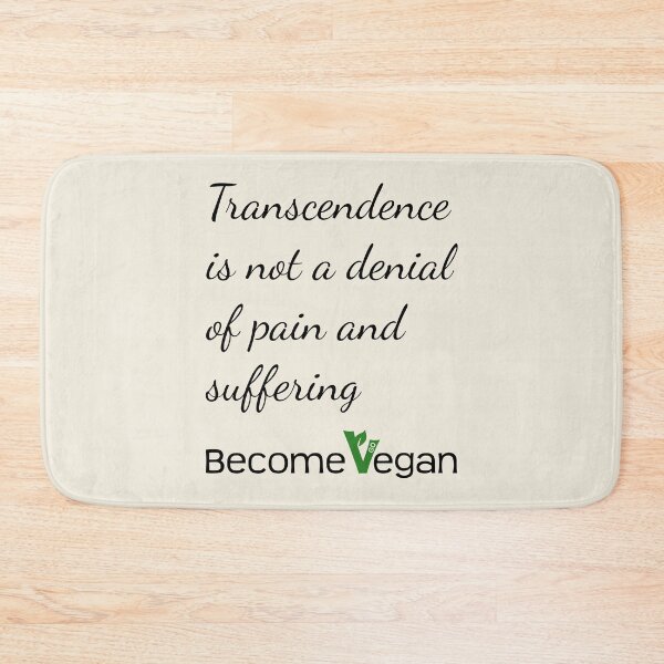 Item preview, Transcendence or denial - be vegan designed and sold by reIntegration.