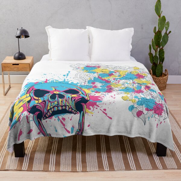 Item preview, FLOWERED SKULL designed and sold by Marketmg.