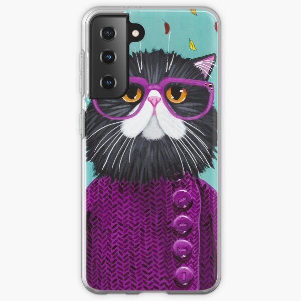 Cat's New Autumn Coat Samsung Galaxy Soft Case