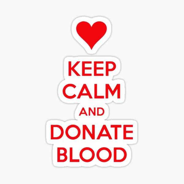 Item preview, KEEP AND CALM DONAT BLOOD designed and sold by ELI EIT.