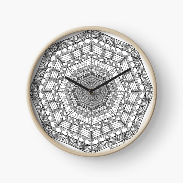 Item preview, Hand drawn wacky wonky doodle mandala designed and sold by Pragonette.