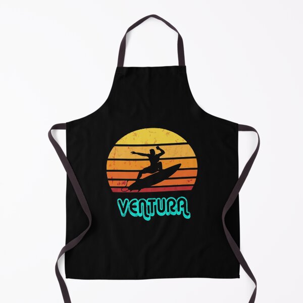 Aperçu de l'œuvre Ventura Souvenir Retro Surf Vintage California Tees Cadeaux créée et vendue par cloyannett.