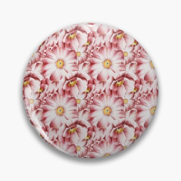 Item preview, Beautiful watercolor floral seamless pattern with pink rose hips background. Elegant hand-drawn nature ornament. designed and sold by BananiLettering.