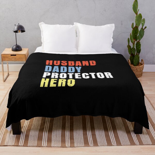 Item preview, Husband Daddy Protector Hero father birthday designed and sold by ELAB27.