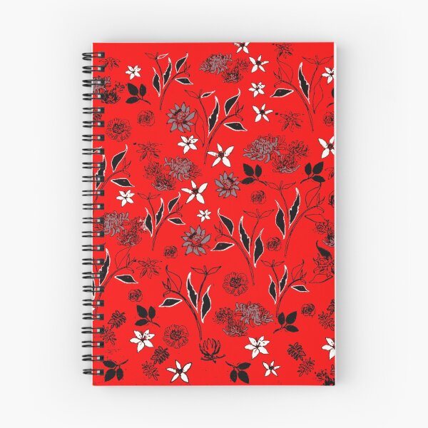 Item preview, RED FLORAL FIELD designed and sold by KINGTOUCAN.