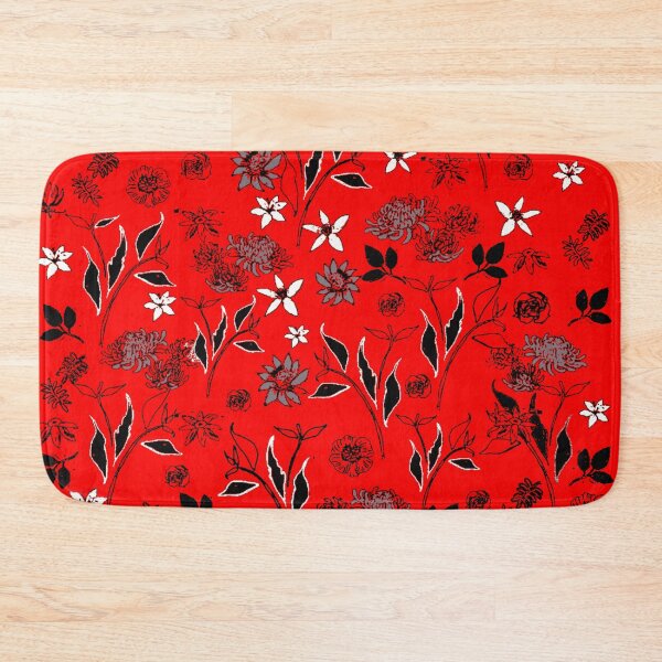 Item preview, RED FLORAL FIELD designed and sold by KINGTOUCAN.