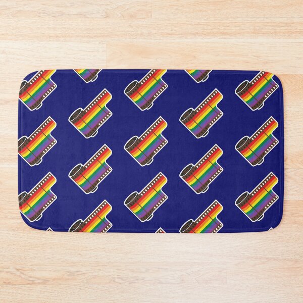 Item preview, Minimal Rainbow Film Roll White Outline designed and sold by Mr-FluffyTail.