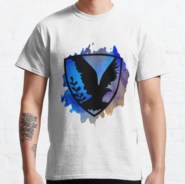 Item preview, Eagle Raven Emblem Smart Clever Wise T-shirt Sticker phone case designed and sold by LunarPeachArts.