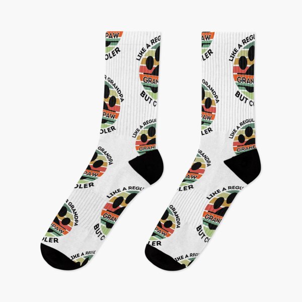 Item preview, Retro Grand Paw Like A Regular Grandpa But Cooler (black text) designed and sold by CaitU.