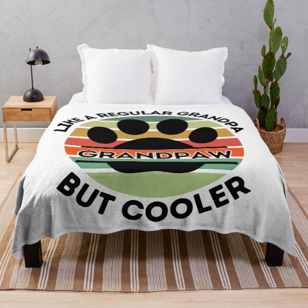 Item preview, Retro Grand Paw Like A Regular Grandpa But Cooler (black text) designed and sold by CaitU.