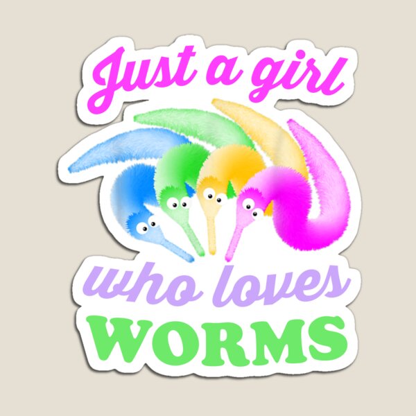 Item preview, Worm On A String Just A Girl Who Loves Worms designed and sold by Cloudlia.