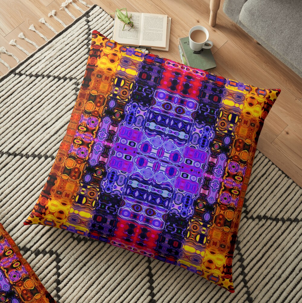 Bohemian Motif 2 Floor Pillow