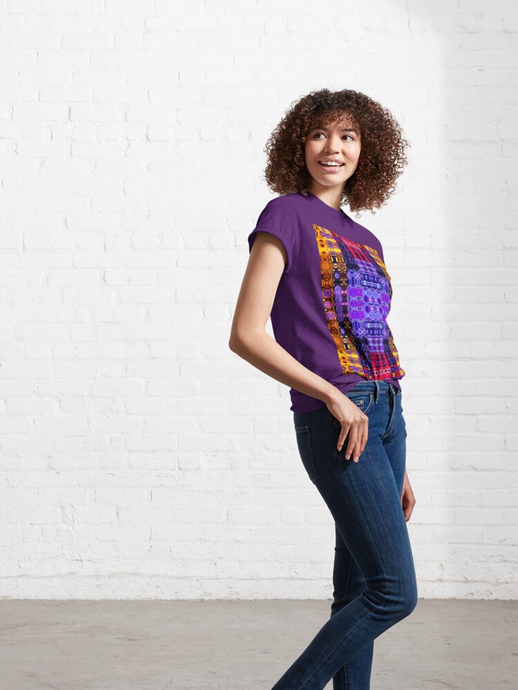 Thumbnail 6 of 7, Classic T-Shirt, Bohemian Motif 2 designed and sold by vkdezine.