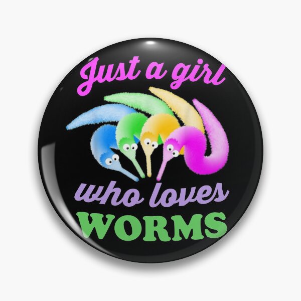 Item preview, Worm On A String Just A Girl Who Loves Worms designed and sold by Cloudlia.