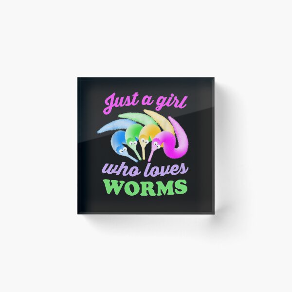 Item preview, Worm On A String Just A Girl Who Loves Worms designed and sold by Cloudlia.